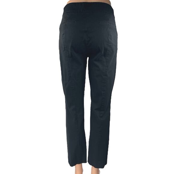 J.Crew Remi Black High Waisted Bi-Stretch Straight Casual Trouser Pants Size 2T - Picture 3 of 5